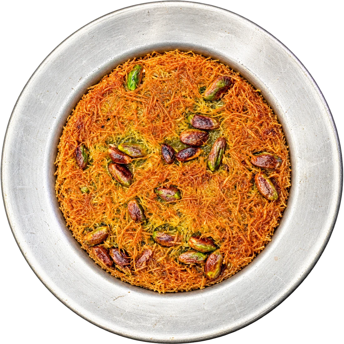 Special Künefe, üstünde bütün Antep fıstıkları