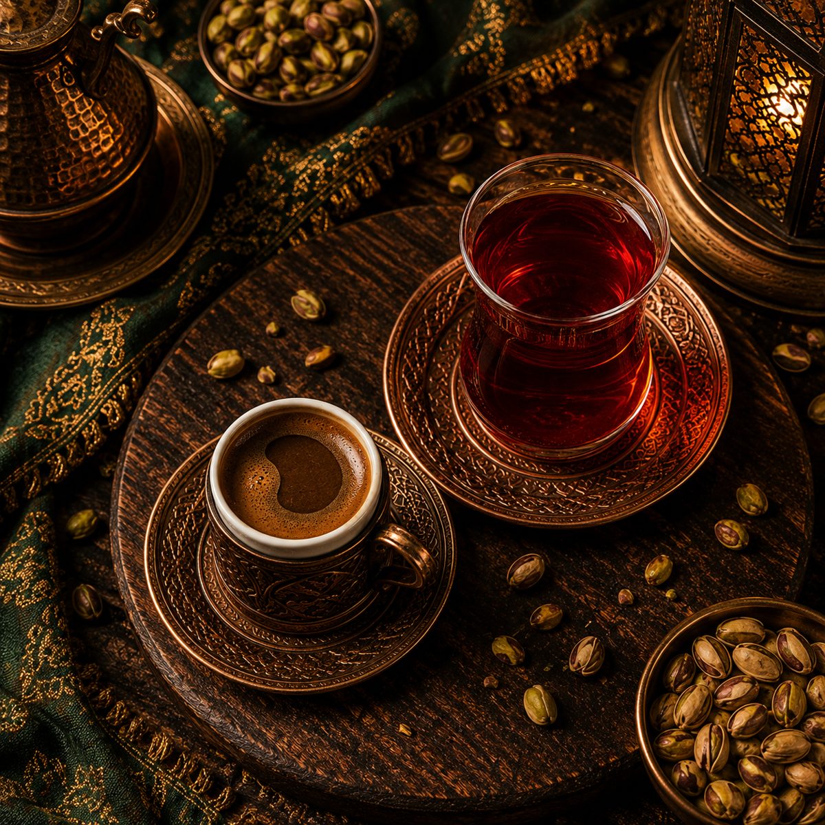 Çay ve Türk kahvesi